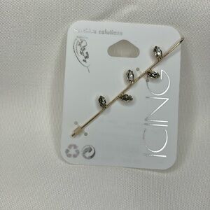 Icing Long Arc Ear Wrap / Ear Cuff Gold